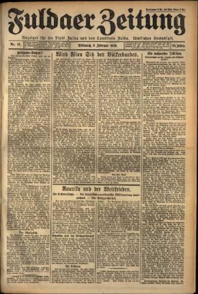 Ausgabe vom Mittwoch, den 08. Februar 1928.