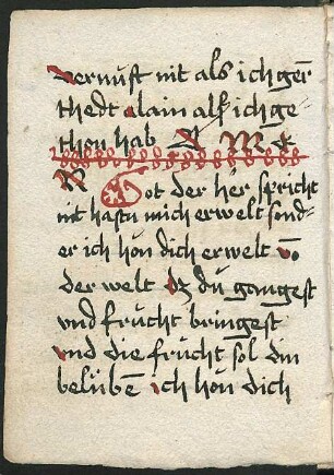 Rede Gottes zu dem Menschen