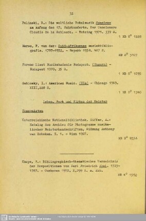 Leben, Werk und Wirken der Meister
