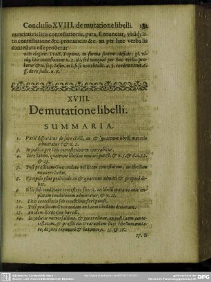 XVIII. De mutatione libelli