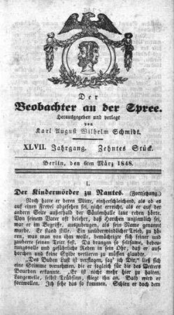 10. Stueck, 6. Maerz 1848