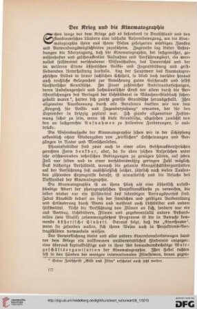 28: Der Krieg und die Kinematographie