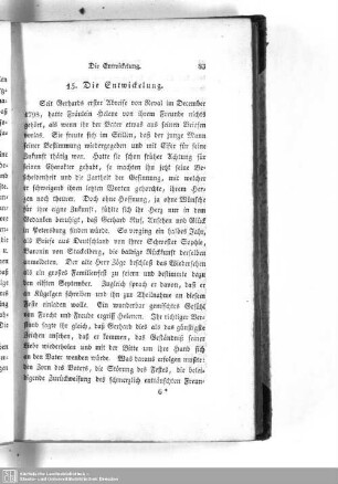 15. Die Entwickelung