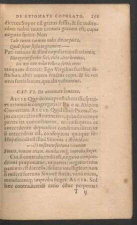 Cap. VI. De axiomate connexo.
