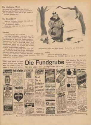 "Karlgottfried, wollen Sie einem schwachen Weibe Stab und Stütze sein!"