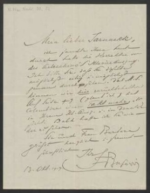 Brief an Philipp Jarnach : 13.10.1917