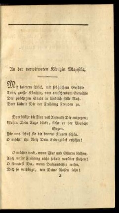 [Die poetischen Aufsätze.]