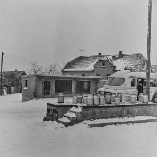 Radibor : Radibor. Ortsansicht. Winteraufnahme