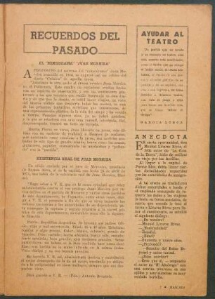 Recuerdos del pasado