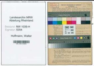 Entnazifizierung Walter Hoffmann , geb. 06.03.1914 (Berufsbeamter)