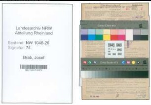 Entnazifizierung Josef Brab , geb. 11.08.1897 (Angestellter)