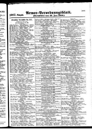 1017.Ausgabe. Samstag, 17. Juni 1916