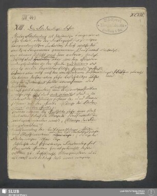 Die Förderungs-Lehre - XVII 448