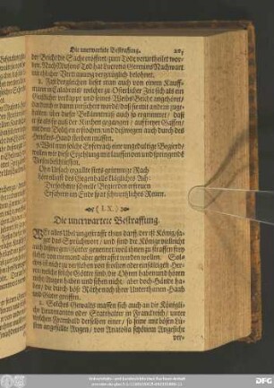(LX.) Die unerwartete Bestraffung.