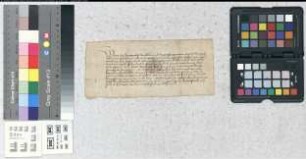 Fehdebrief Gottschalk vom alten Haus Padberg an das Domkapitel, Heinrich Stapels wegen.