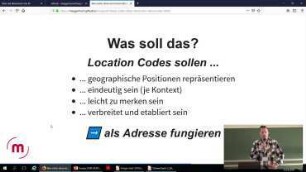 Was sollen diese komischen Adress-Codes?