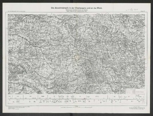 Beilage 29. Die Abwehrkämpfe in der Champagne und an der Maas.