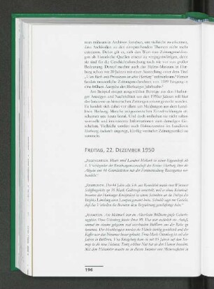 Freitag, 22. Dezember 1950