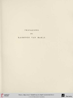 Prefazione di Raimondo van Marle