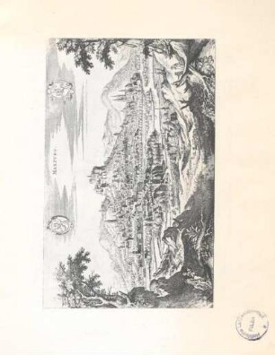 III. Marpurg. [aus Merian (Zeiler) topographia Hassiae de 1646 (?)]
