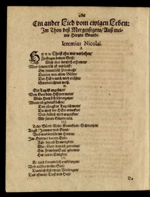 Ein ander Lied vom ewigen Leben: [...]