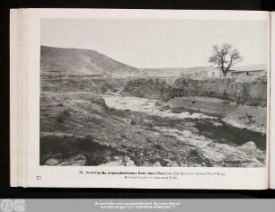 72. Steilwandig eingeschnittenes Bett eines Oued