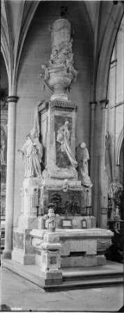 Salem Münster - Klosterkirche Maria Himmelfahrt Nördliches Seitenschiff Antonius-Altar von Johann Georg Dirr und Johann Georg Wieland 1766/93