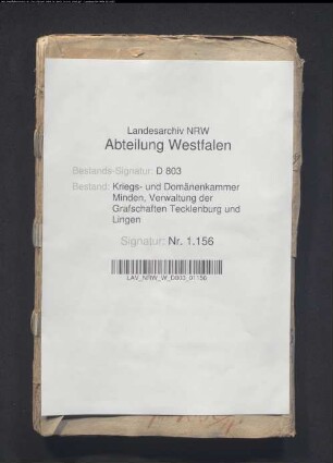 Das Landschaftskapital des Geistlichen Rentamts in Lingen