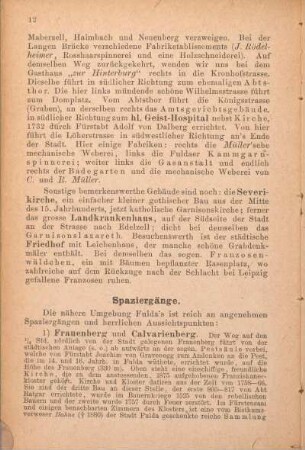 Spaziergänge.