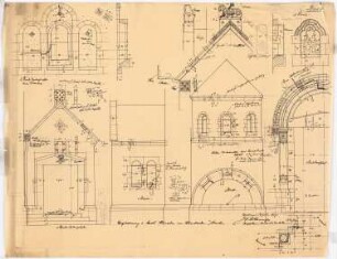 St. Antonius von Padua, Wickede Erweiterung: Fassadendetails der Kirche