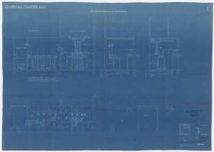 Erweiterung [des 100 kV-Schalthauses], 6 kV Schienenverlegung zu den Transformatoren