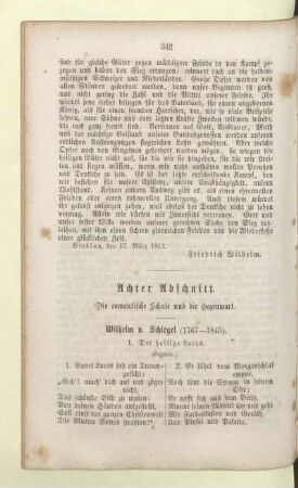 Wilhelm v. Schlegel (1767-1845)
