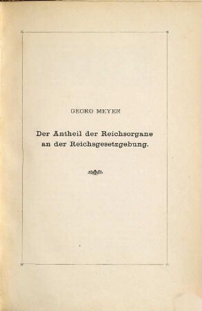 Festgabe für Rudolf von Gneist zum fünfzigjährigen Doctor-Jubiläum am 20. November 1888