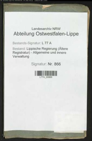 Bürgermeisterwahl und Ortsverfassung des Fleckens Bösingfeld