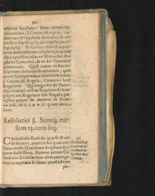 Resolutio § Suntq[ue] rursum 23. cum seq.