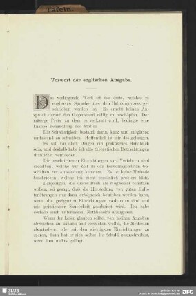 Vorwort der englischen Ausgabe