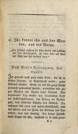Altes und Neues aus dem Gebiet der innren Seelenkunde, [1]