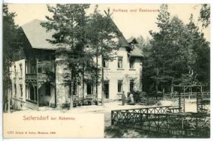 Seifersdorf. Kurhaus und Restaurant