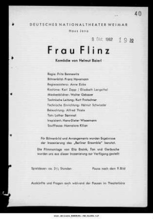 Frau Flinz