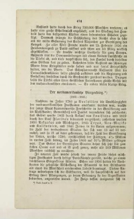 Der nordamerikanische Bürgerkrieg (1861-1865)