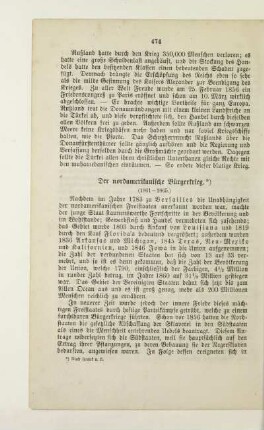 Der nordamerikanische Bürgerkrieg (1861-1865)