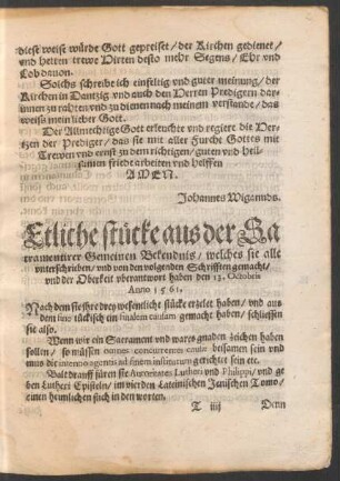 Etliche stücke aus der Sacramentirer Gemeinen Bekendnis ...