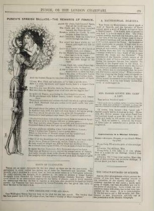 Punch's Spanish ballad. - The rewards of France