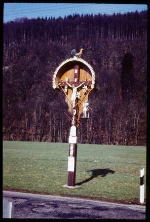 Wegkreuz / Longiniuskreuz im Prechtal