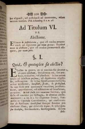 Ad Titulum VI. - Ad Titulum VIII.
