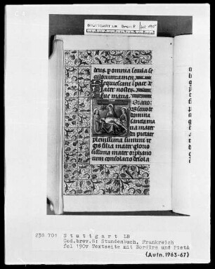 Lateinisch-französisches Stundenbuch — Beweinung Christi, Folio 190verso