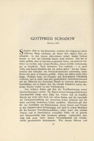 Gottfried Schadow