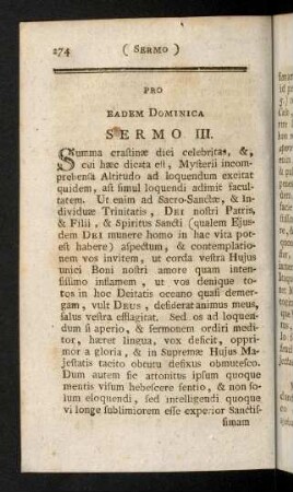 274-284, Pro eadem Dominica Sermo III. (XXVI)