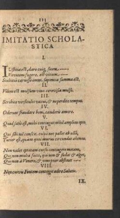 Imitatio Scholastica