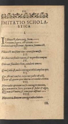 Imitatio Scholastica